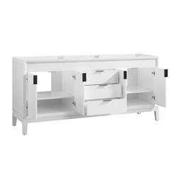 Avanity® Emma 72"W x 21-1/2"D White Bathroom Vanity Cabinet at Menards®