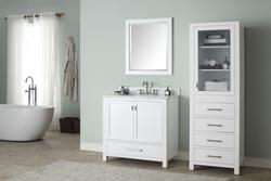 Avanity® Modero 24"W x 20"D x 71"H White Linen Cabinet at Menards®