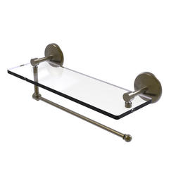 Allied Brass Prestige Regal 16 Oil-Rubbed Bronze Wall-Mount Paper Towel  Holder with Gallery Rail Glass Shelf at Menards®