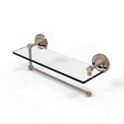 Allied Brass Prestige Regal 16 Oil-Rubbed Bronze Wall-Mount Paper Towel  Holder with Gallery Rail Glass Shelf at Menards®