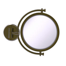 Allied Brass 8 Antique Brass Wall Mounted Magnifying Makeup Mirror (3X  Magnification) with Smooth Accents at Menards®