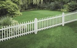 Yardworks 3 x 8 White Vinyl Picket Fence Panel at Menards®