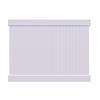 Yardworks® Richmond 6 x 8 White Privacy Vinyl Fence Panel