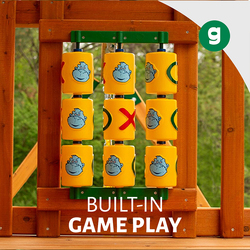 Gorilla Playsets® Double Down Wooden Swing Set at Menards®