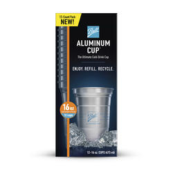 Ball Aluminum Cups 16 oz - 12 ct pkg