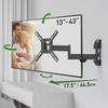 Barkan Full Motion TV Wall Mount for 13" - 43" Screens