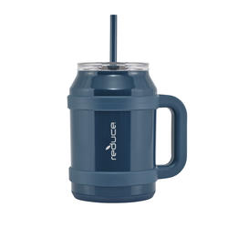 REDUCE 50 oz Mug Tumbler with Handle & Straw - Stainless Steel