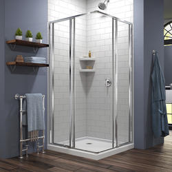 Double Threshold Square Shower Base Size: 42W x 42D 