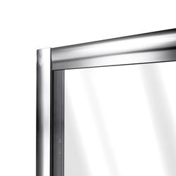 DreamLine Flex 56-60 In. W X 72 In. H Semi-Frameless Pivot