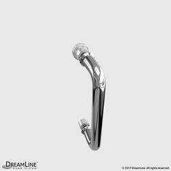 DreamLine® Flex 32"W x 72"H Chrome Semi-Frameless Pivot Shower Door