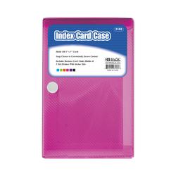 Bazic Products 3182 3 x 5 Index Card Case w/ 5-Tab Divider - Pack of 36