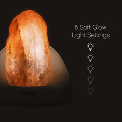 Pure Enrichment PureGlow Himalayan Salt Lamp & Essential Oils Diffuser