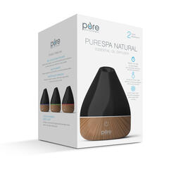Pure Enrichment® PureSpa™ Black Essential Oil Diffuser - 250 sq. ft. at