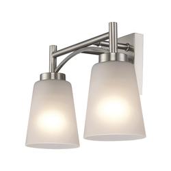 Patriot Lighting® Bandar Brushed Nickel 2-Light Vanity Light at Menards®