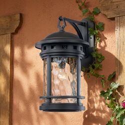 Patriot Lighting® Naomi Black Outdoor Wall Light at Menards®