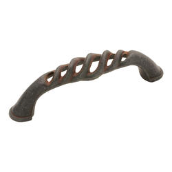 HICKORY HARDWARE Refined Rustic 8-13/16 in. (224 mm) Rustic Iron Cabinet  Pull (5-Pack) P2995-RI-5B - The Home Depot