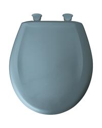 Bemis Round Regency Blue Plastic Toilet Seat at Menards®