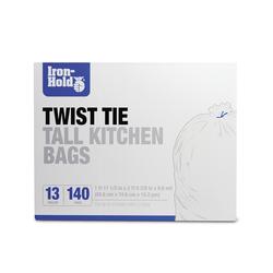 Iron Hold 55 Gal. Trash Bags Includes Twist ties (40 Count)