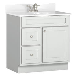 Briarwood Homestead 30"W x 21"D x 34-1/2"H Birch Fog Bathroom Vanity Cabinet at Menards®