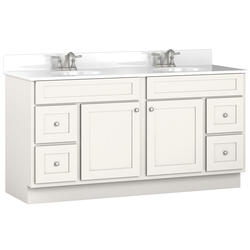 Briarwood Homestead 60"W x 21"D x 34-1/2"H Birch Glacier Bathroom ...