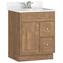 Briarwood Homestead 24"W x 18"D x 31"H Birch Weathered Bathroom Vanity ...