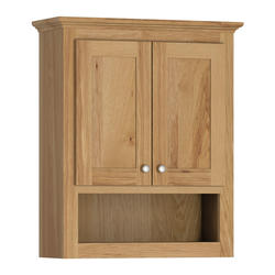 Briarwood Homestead 24"W x 9"D x 30"H Hickory Weathered Bathroom Wall ...