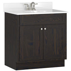 Briarwood Homestead 30"W x 21"D x 34-1/2"H Oak Shadow Bathroom Vanity Cabinet at Menards®