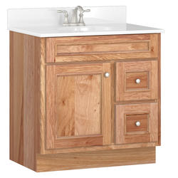 Briarwood Woodland 30"W x 21"D x 34-1/2"H HIckory Natural Bathroom ...