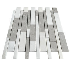 Bestview Glenview Grigio 12 x 12 Marble & Ceramic Mosaic Tile at Menards®