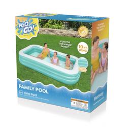 H2OGO!® 10' Rectangular Inflatable Family Pool - Assorted Styles at ...