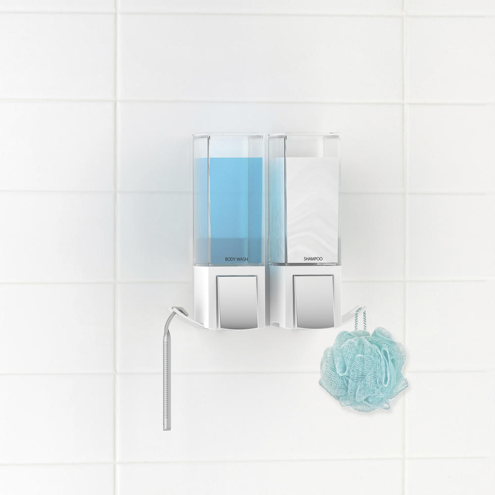 Better Living CLEVER 2-Chamber Shower Dispenser - Thumbnail 3