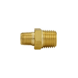 1/4 NPT Brass Pipe Fitting Hex Bushing, Reducer Adapter, Hex Nipple, 90 - View #5