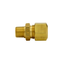 3/16 in. O.D. Comp x 1/8 in. MIP Brass Compression Adapter Fitting (5-Pack)