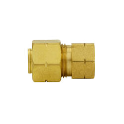 3/8 Female Compression x 1/2 Compression Brass Reducing Adapter