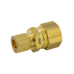3/8 X 3/8 Brass Compression X Female Connector, Lead Free, 57% OFF