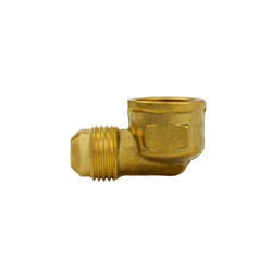 3/8" Flare X FIP Brass 90-Degree Adapting Elbow At Menards®