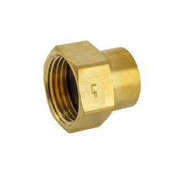 Ice Maker Water Line Brass Tube Fitting, 3/8 Male x 1/4