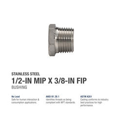 1/2 MIP x 3/8