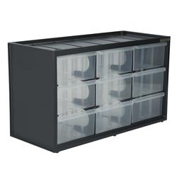 BLACK+DECKER Bin System 9-Compartment Large Parts Organizer