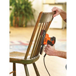 BLACK+DECKER 55W Corded Detail Mouse Sander with 6x Sanding Sheets  (BEW230-GB)