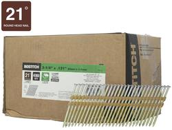 21 Degree Framing Nails 3-1/4 Inch X .131 - Galvanized Smooth Shank, 1000 Count, Fits 20111SHPT