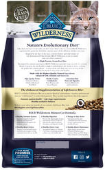 BLUE Wilderness Grain Free Chicken Senior Dry Cat Food 5lbs at