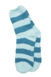 Blue Star Ladies' Microfiber Blue Stripe Slipper Socks at Menards®