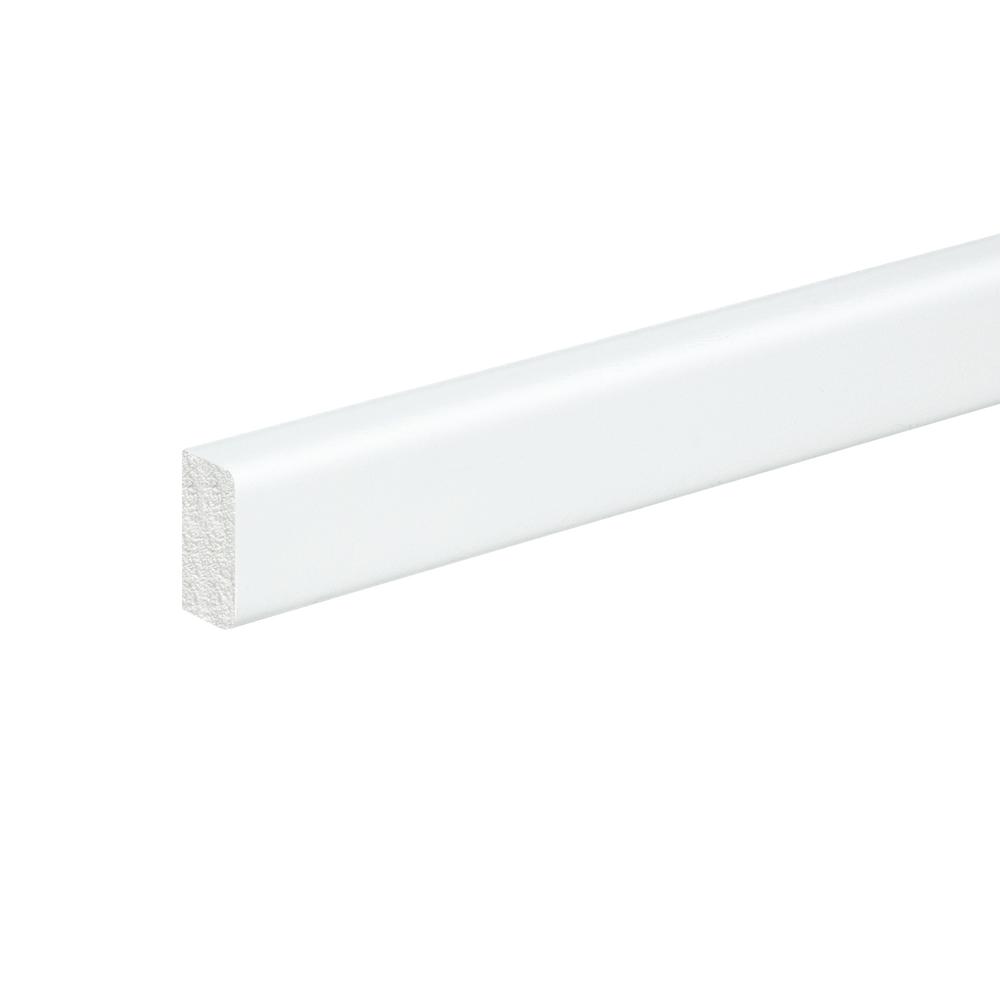 Royal® Building Products 3/8 x 3/4 x 8' White PVC Screen Moulding Royal® Building Products 3/8 x 3/4 x 8' White PVC Screen Moulding