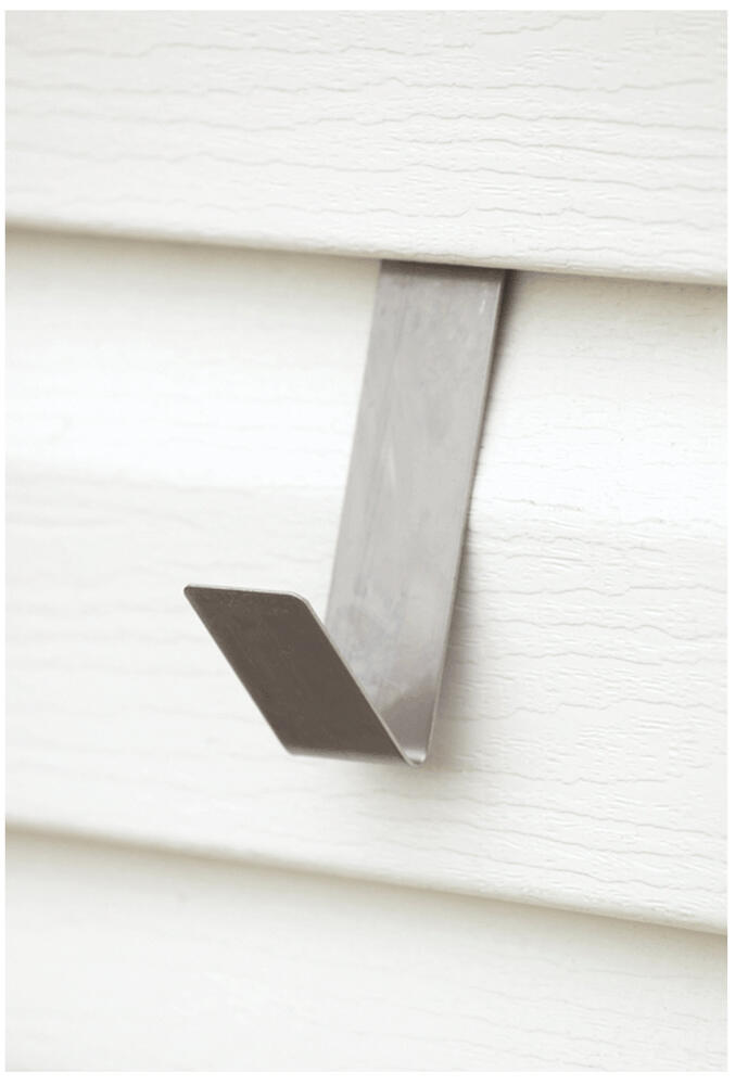 Stainless Steel Vinyl Siding Hooks Assorted Styles at Menards