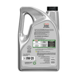 Castrol® GTX Full Synthetic 0W-20 Motor Oil - 5 Quart at Menards®