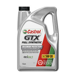 Castrol® GTX Full Synthetic 5W-30 Motor Oil - 5 Quart at Menards®
