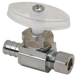 Buy 1/2 PEX Straight Crimp Stop Valve for only $4.00
