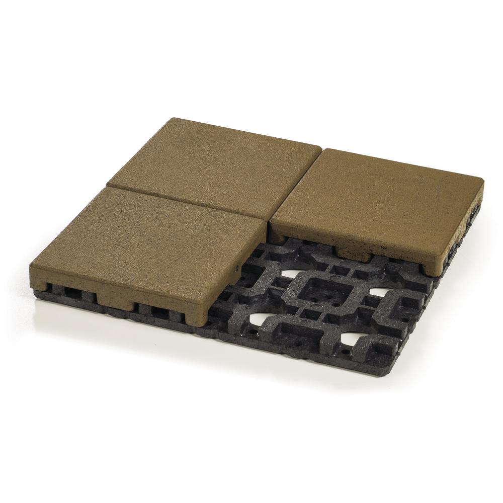 4 in. x 8 in. Olive Composite Resurfacing Paver Grid System (8 Pavers and 1 Grid) 4 in. x 8 in. Olive Composite Resurfacing Paver Grid System (8 Pavers and 1 Grid)