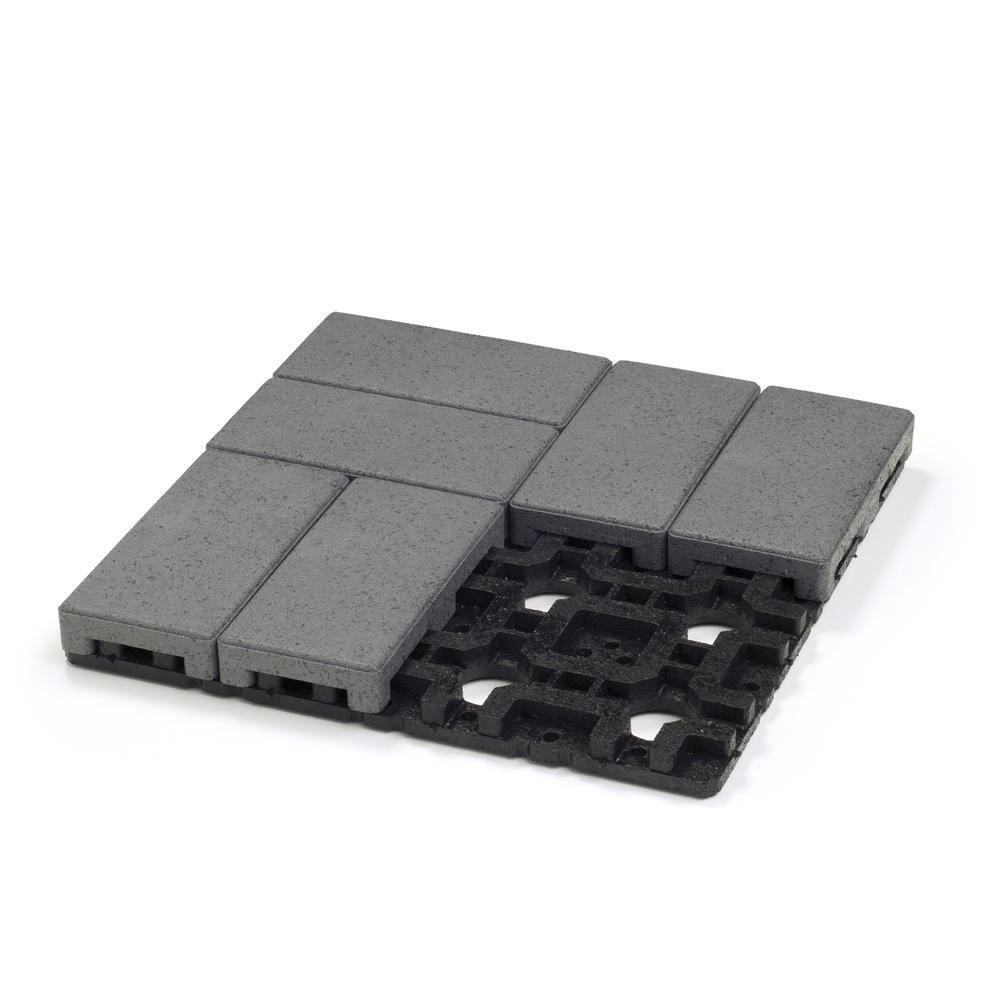 4 in. x 8 in. Waterwheel Composite Resurfacing Paver Grid System (8 Pavers and 1 Grid) 4 in. x 8 in. Waterwheel Composite Resurfacing Paver Grid System (8 Pavers and 1 Grid)